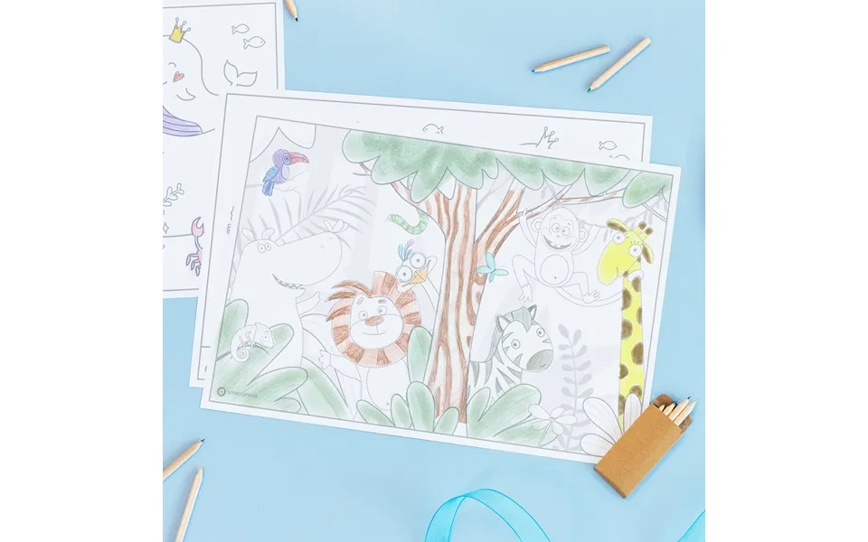 Smartphoto Dækkeservietter Junglesafari - Set Of 24