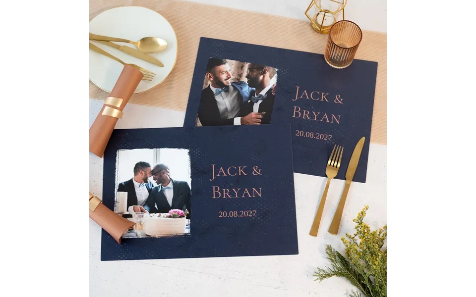 Smartphoto Dækkeservietter Plastik - 2 Stk