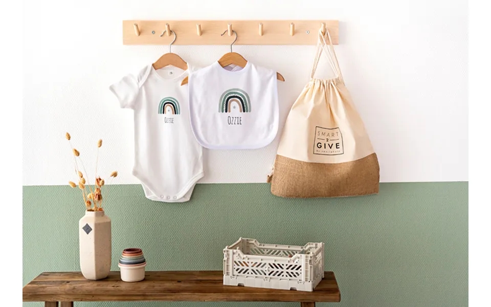 Smartphoto Hagesmæk & Babybody 0-3 Måneder