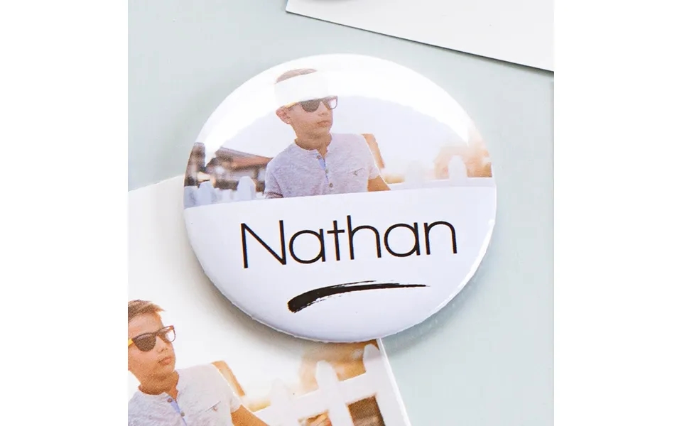 Smartphoto Magnetisk Badge Large - 4 Stk