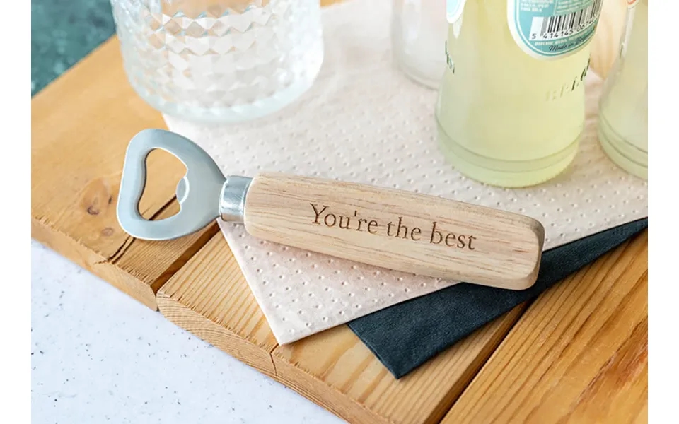 Smartphoto Oplukker Træ Graveret