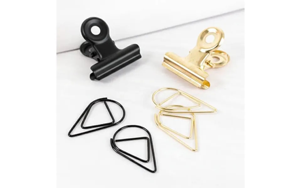 Smartphoto Papirklemme Sort 12 Stk