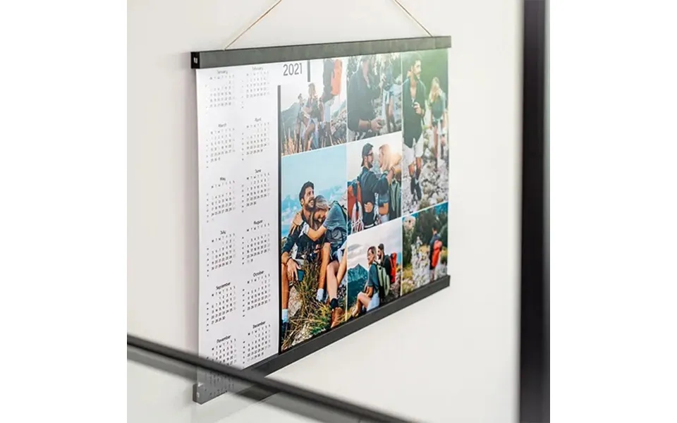Smartphoto Plakatkalender Med Plakatophæng 60 X 40 Cm Sort