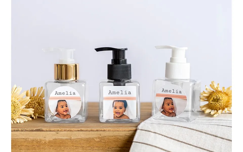 Smartphoto Sæbepumpe Hvid Kvadrat - 12 Stk