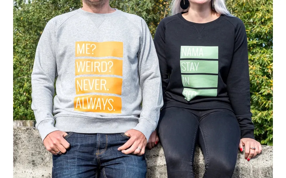 Smartphoto Trøje Unisex Gråmelert L