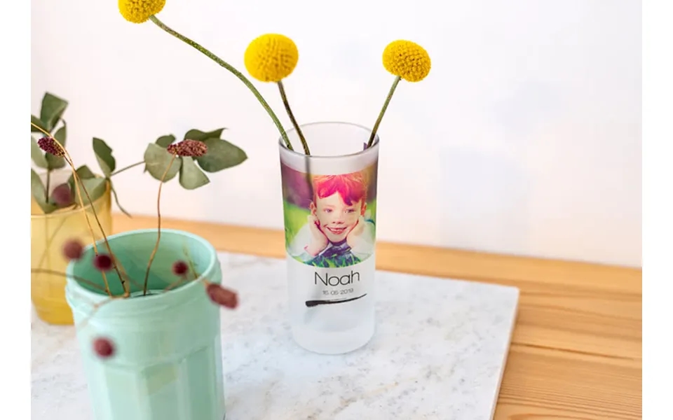 Smartphoto Vase I Matteret Glas