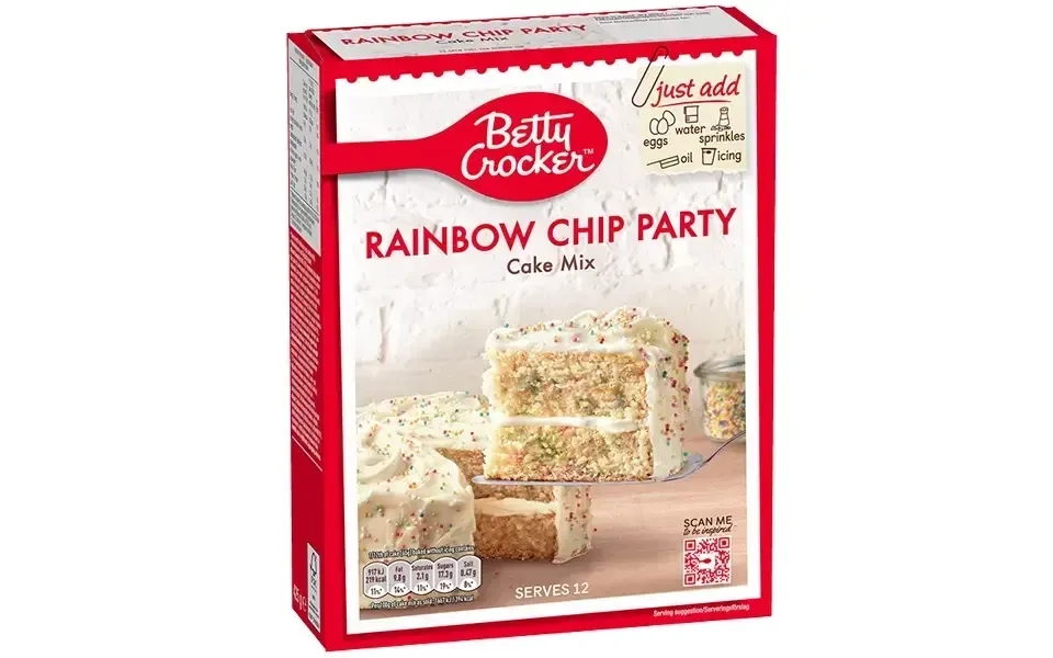 Betty Crocker Rainbow Chip Party Cake Mix