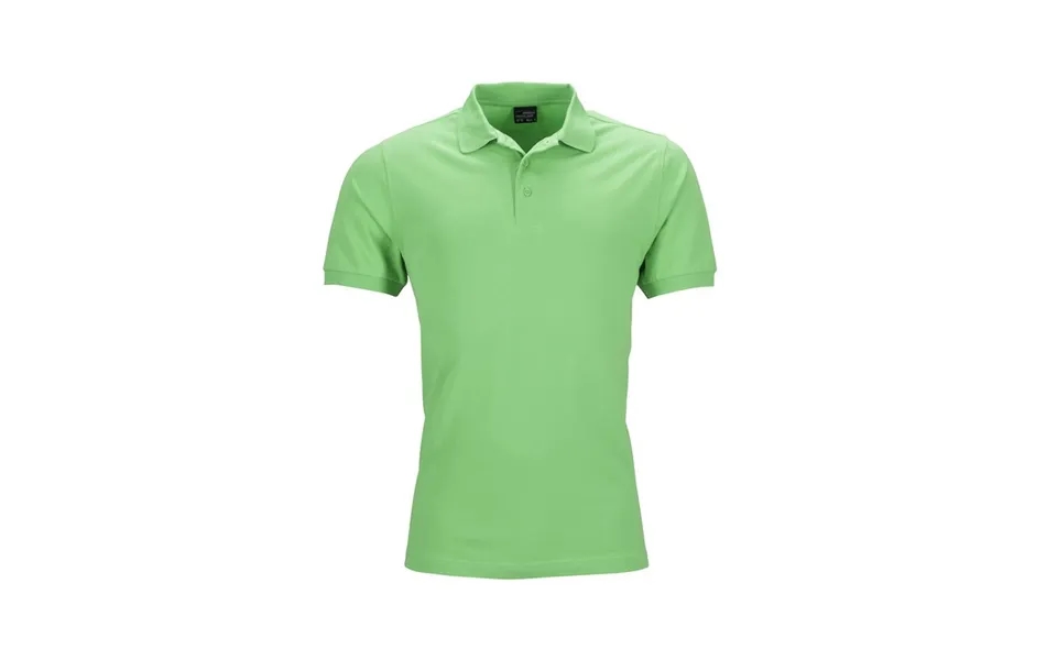James & Nicholson Piqué Polo I Frisk Limegrøn Til Herre