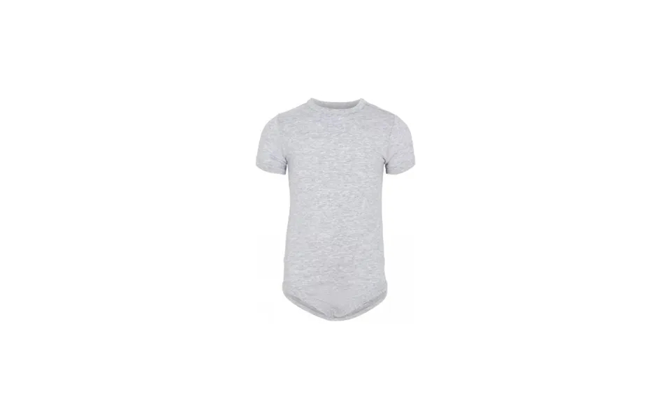 Jbs Of Denmark Kortærmet Bodystocking I Grå Til Baby Fsc Bambus