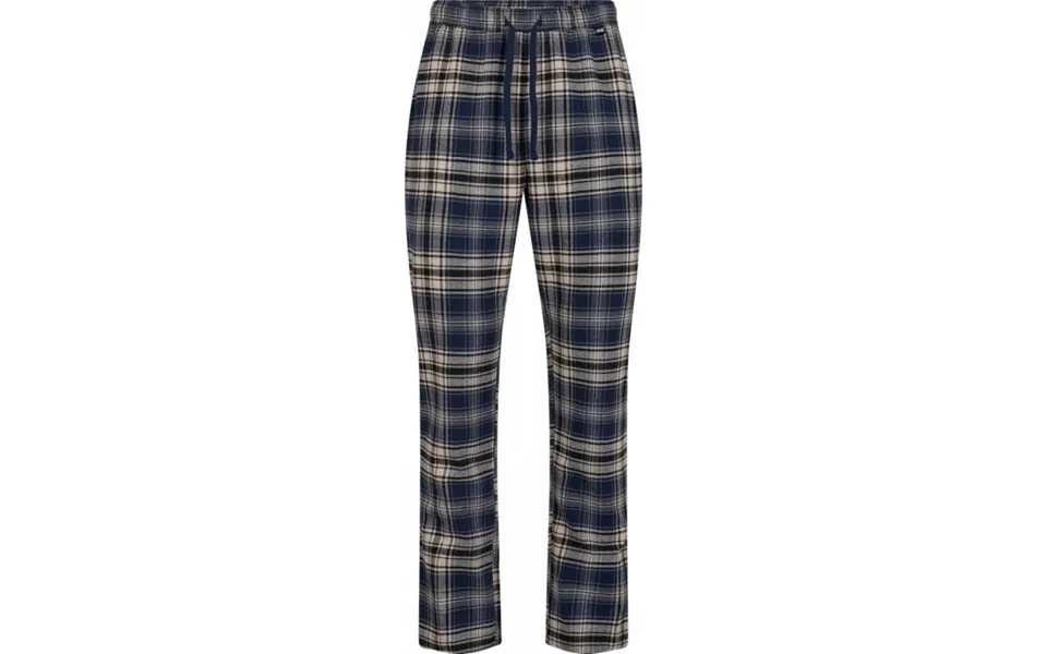 Jbs Pyjamasbukser I Flannel I Navy Og Beige Tern Til Herre