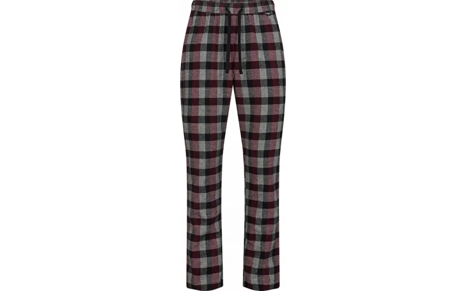 Jbs Pyjamasbukser I Flannel I Røde Og Sorte Tern Til Herre
