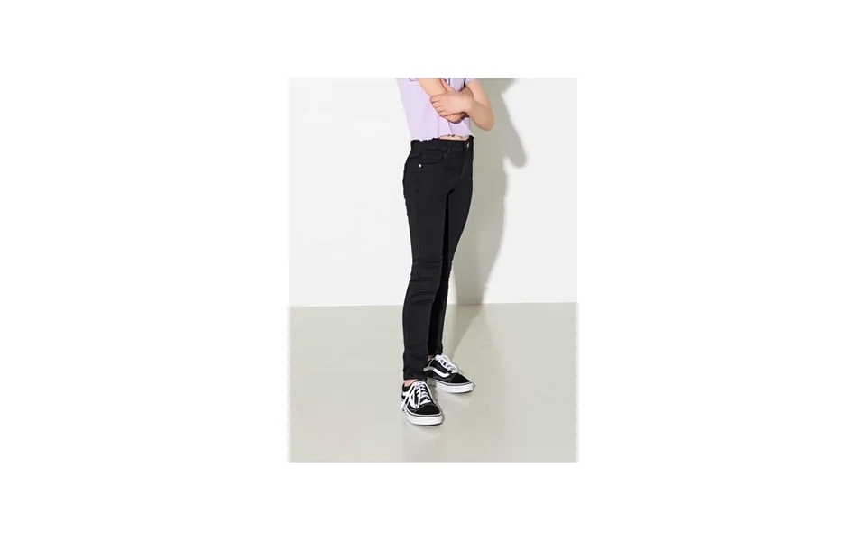 Kids Only Konrain Skinny Fit Jeans I Sort Til Piger
