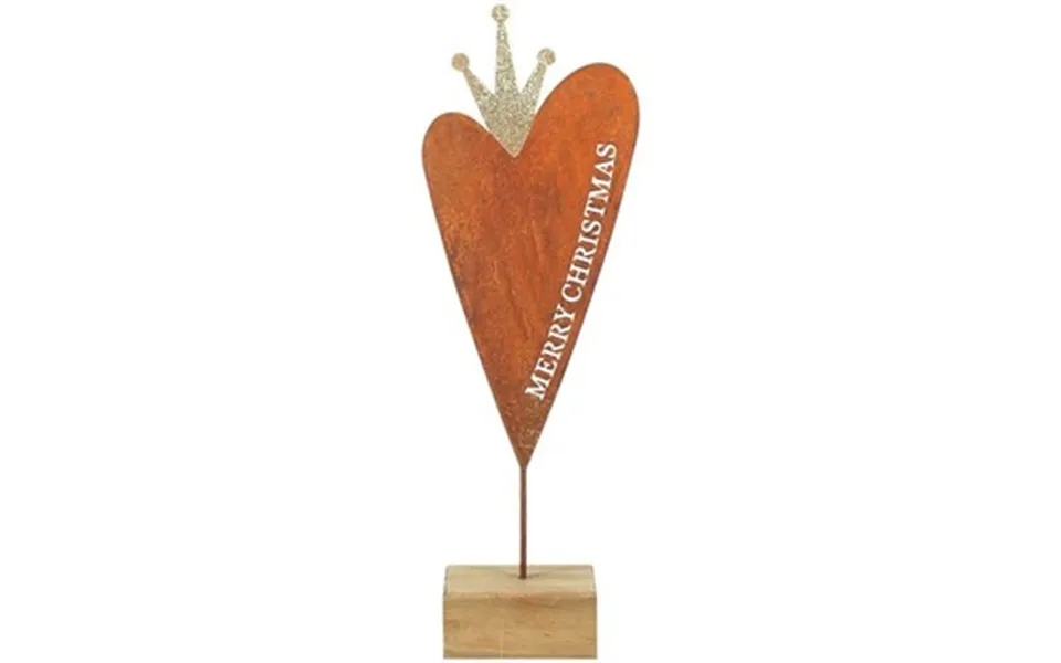 Julepynt Signes Grimalt Træbasehjerte