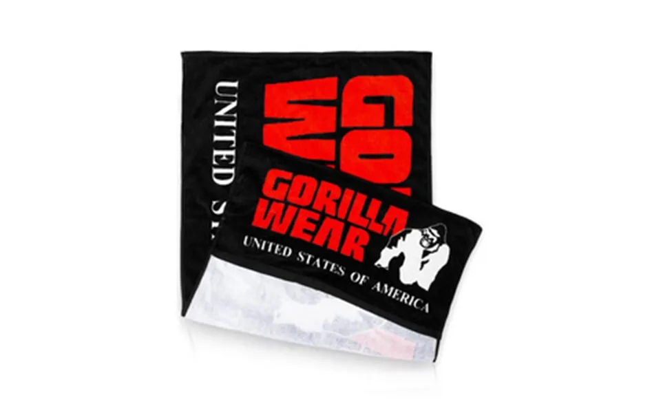 Functional Gym Towel - Black Red