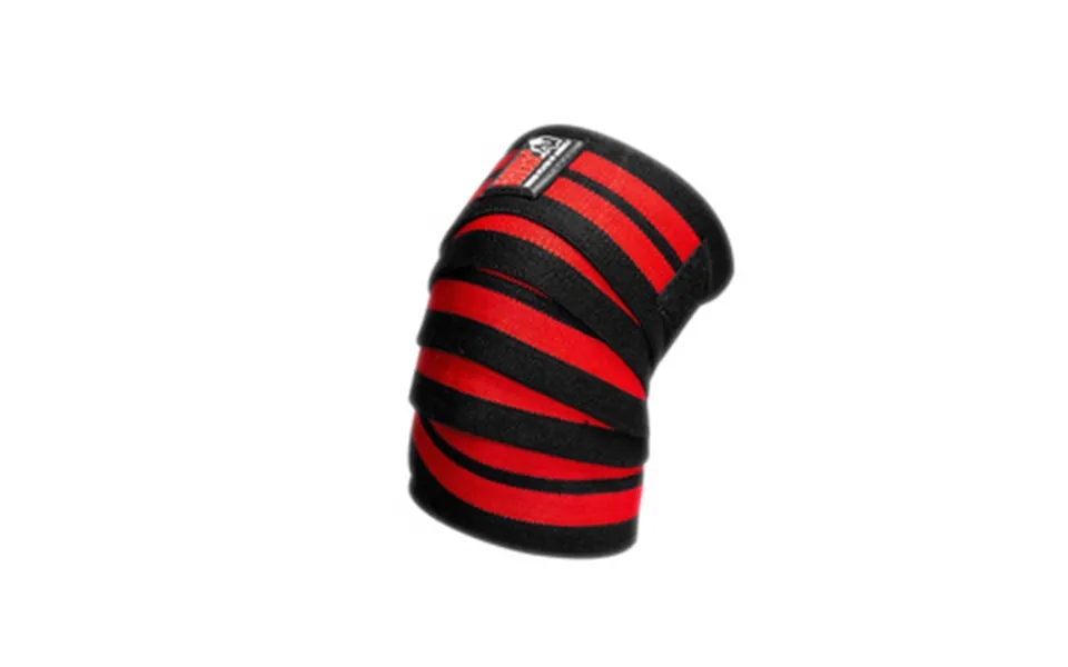 Knee Wraps - Black Red