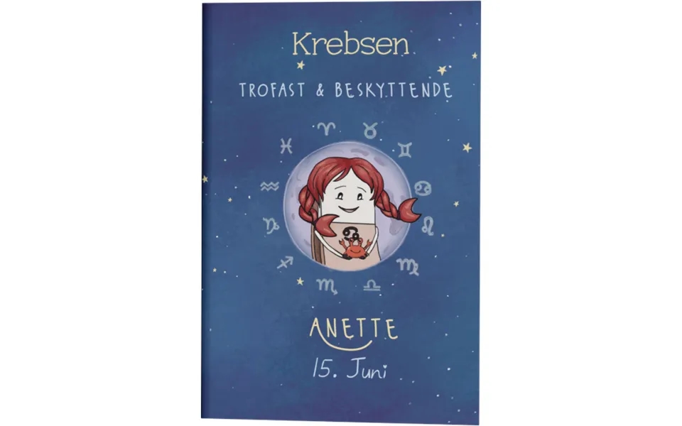 Stjernetegn Krebsen Gave A5 Notesbog