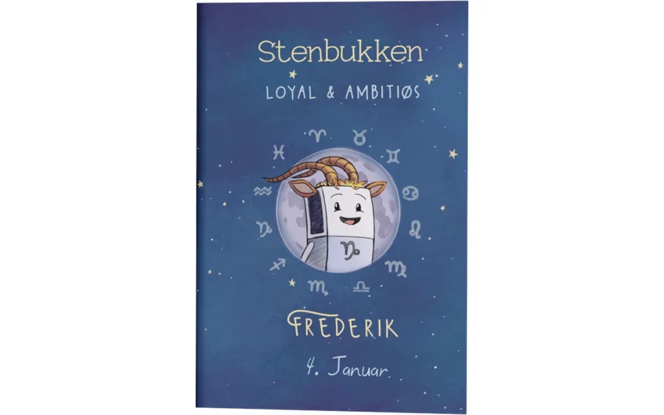 Stjernetegn Stenbukken Gave A5 Notesbog
