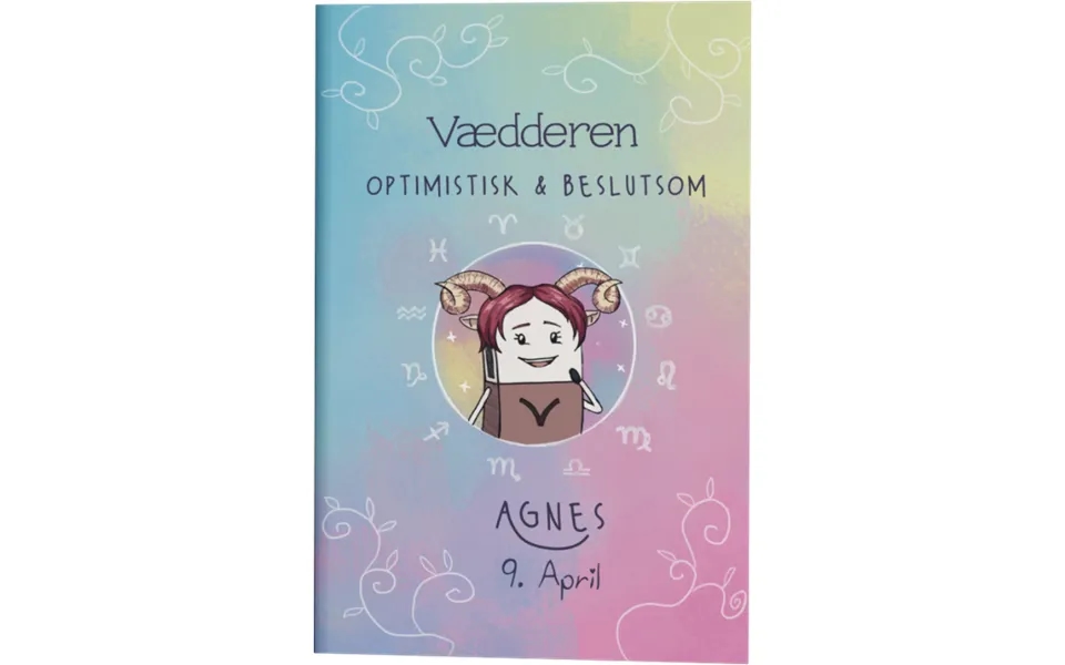 Stjernetegn Vædderen Gave A5 Notesbog