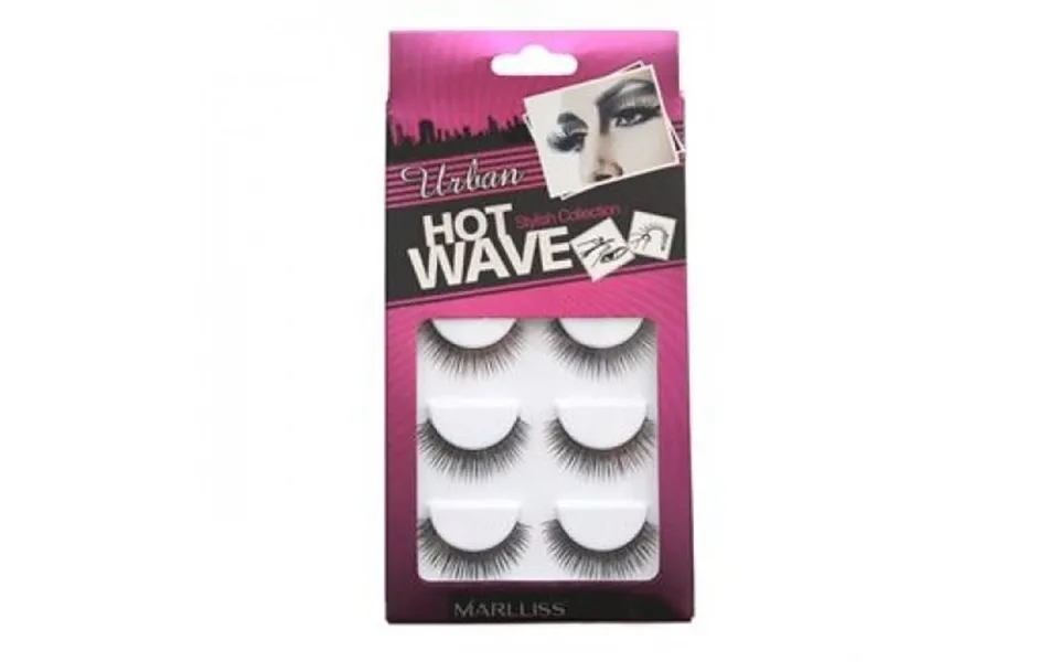 Kunstige Vipper - Hot Wave Collection 5pack No. 3203