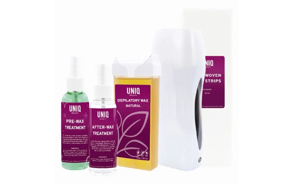 Uniq Roll On Wax Kit - Professionel Voks Hårfjerning Derhjemme