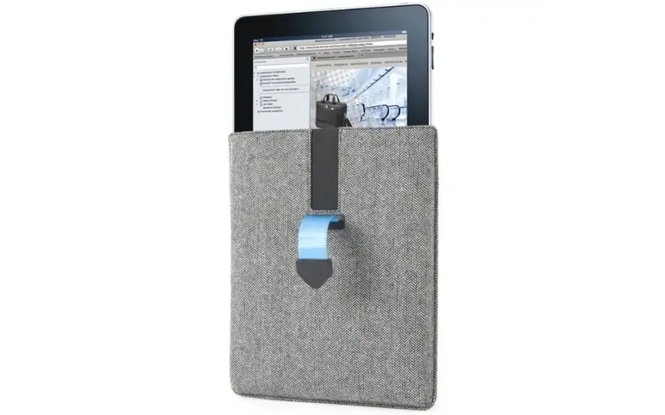 Dicota Ipad Sleeve I Lækkert Læder Og Stof. 9.7 -10.1