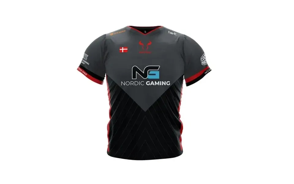 Fed Gaming T-shirt. Grå. Str M.