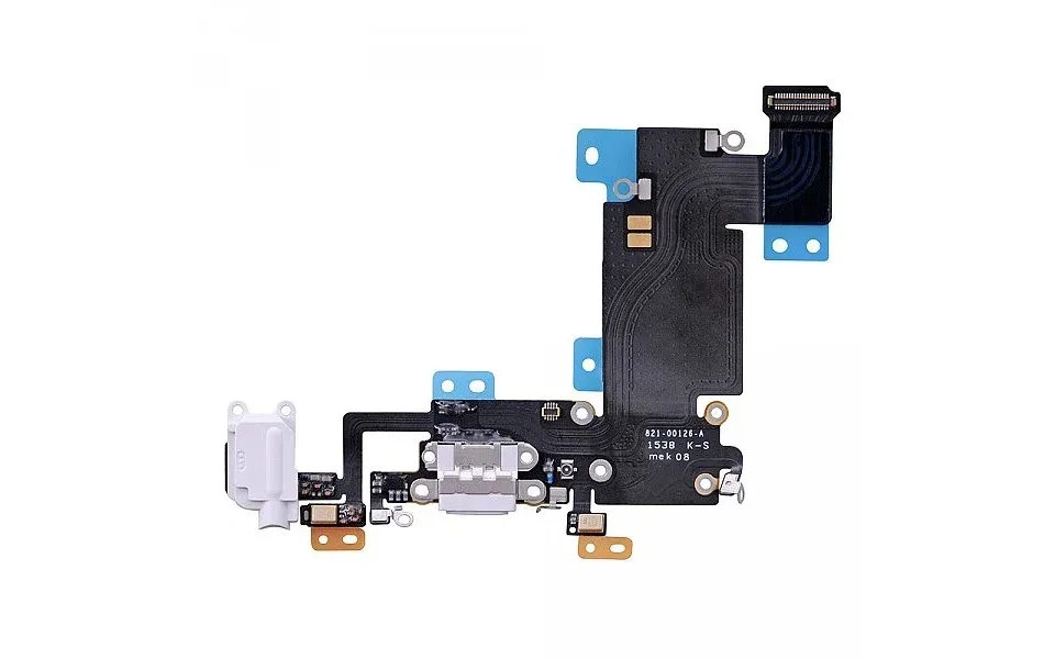 Iphone 6s Plus Dock Connector Flex Kabel I Oem Kvalitet. Hvid
