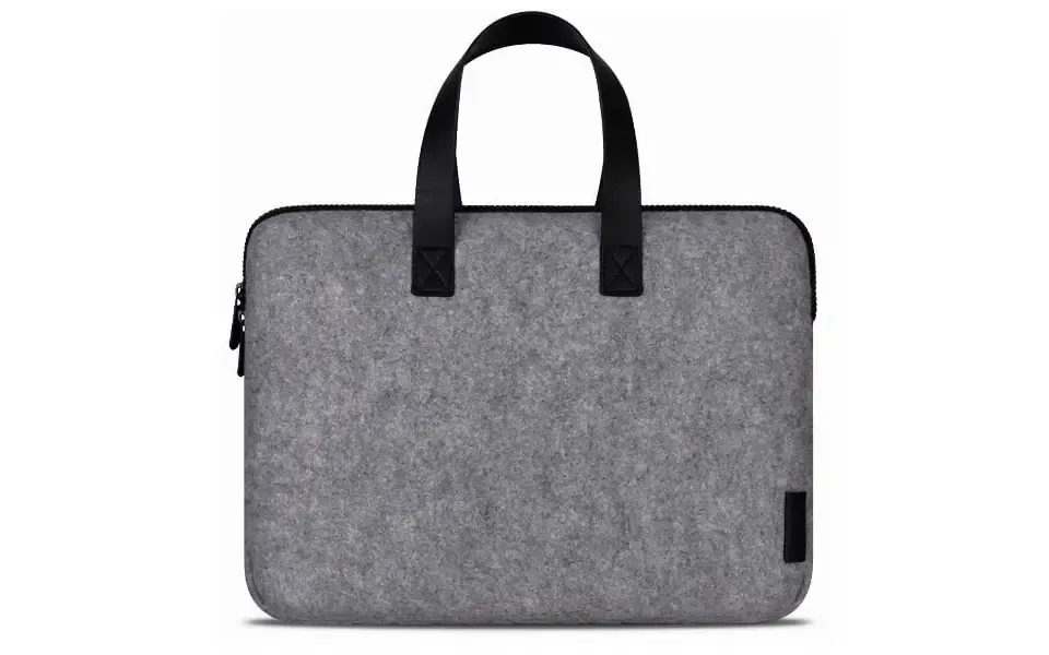 Lækker Cartinoe Håndtaske I Uldfilt Til Macbook 15â . Grå.