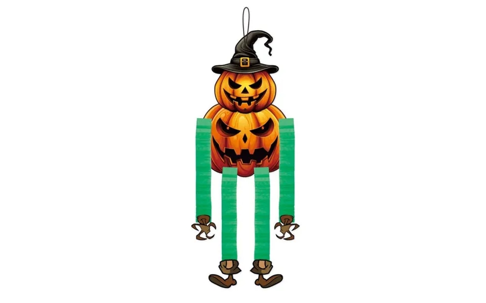 Uhyggelig Halloween Honeycomb. Dekoration Til Halloween. Græskar