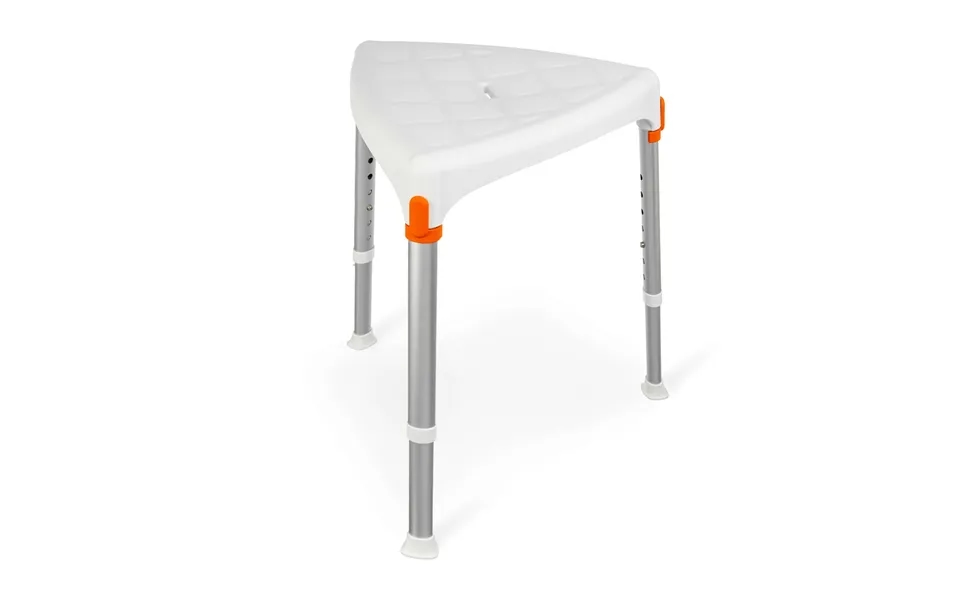 Brusestol Trekantet Brusesæde Hvid