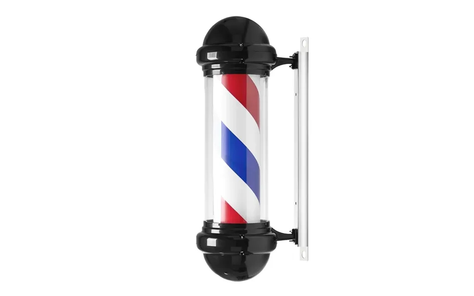 Oplyst Barbershoplampe Bb-02 Sort - Stor