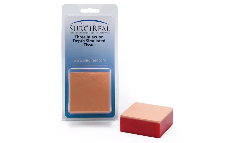 Tre Simulerede Vævstyper Med Injektionsdybde