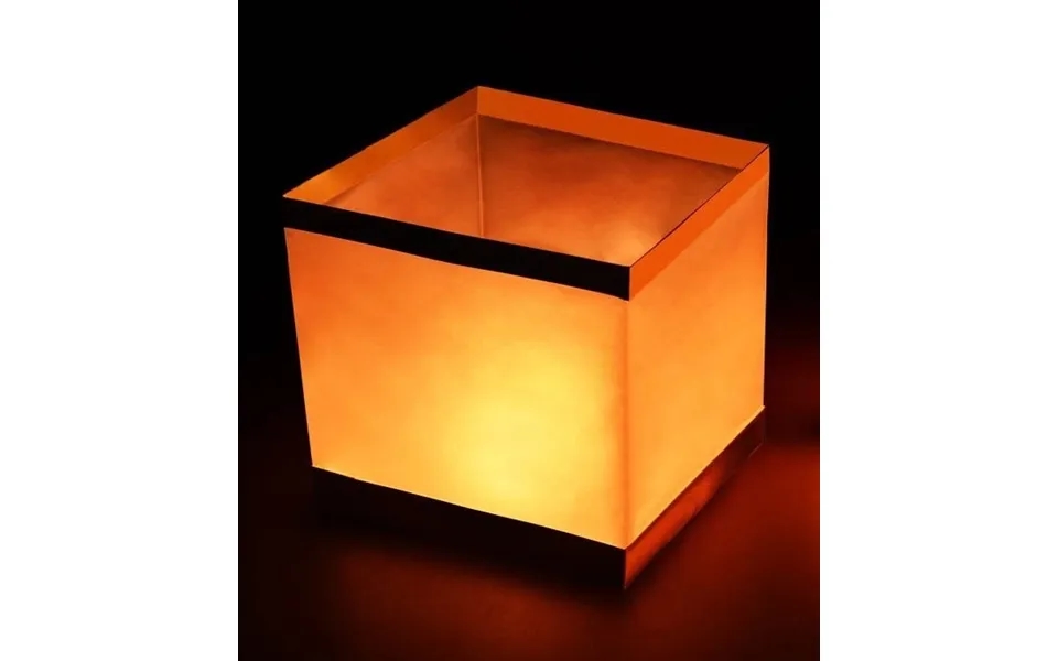 10-pack Flydende Asiatisk Lanterne Med Lys