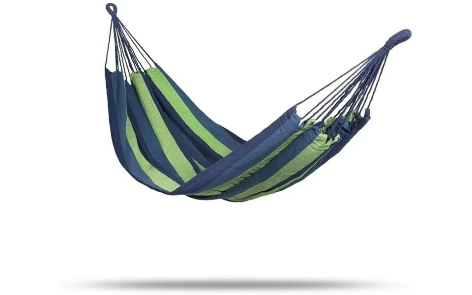 909 Udendørs Hængekøje 100x200cm - Blå Grøn