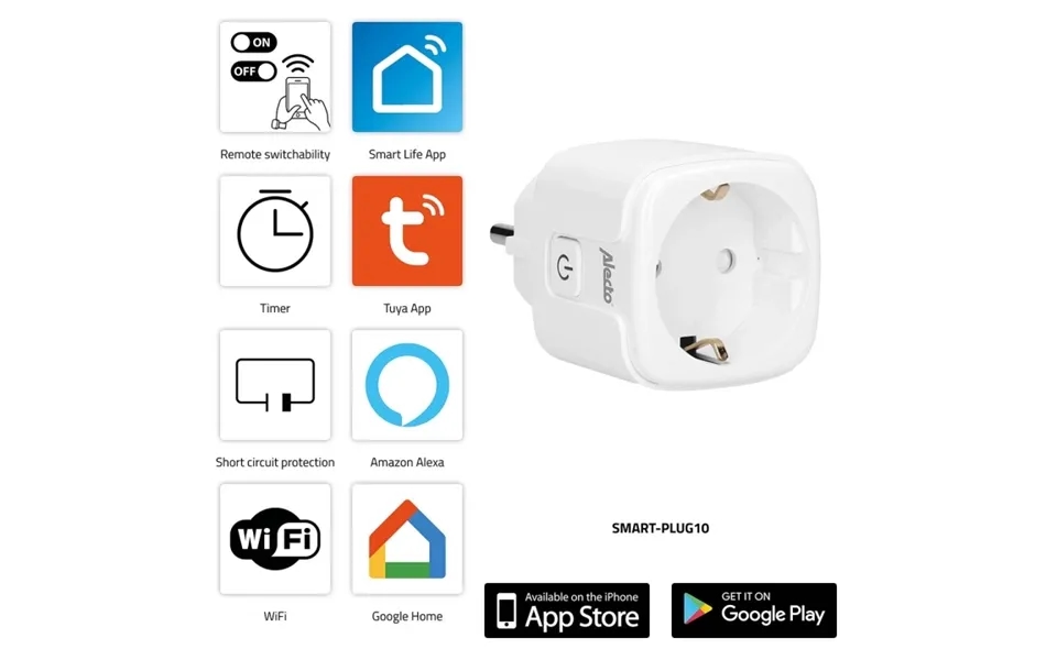 Alecto Smart Wi-fi-stik 16a 3680w