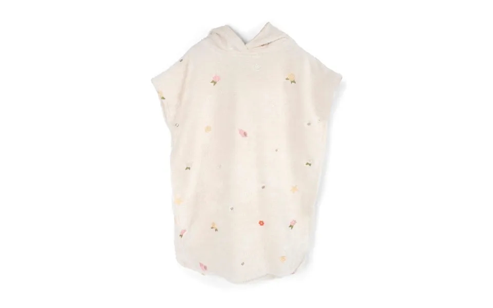 Filibabba Broderet Strandponcho - Ocean Blossom