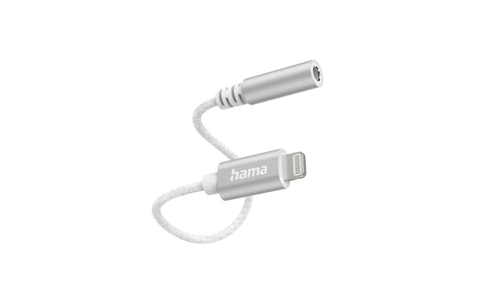 Hama Lydadapter Lightning Til 3,5 Mm Hvidt