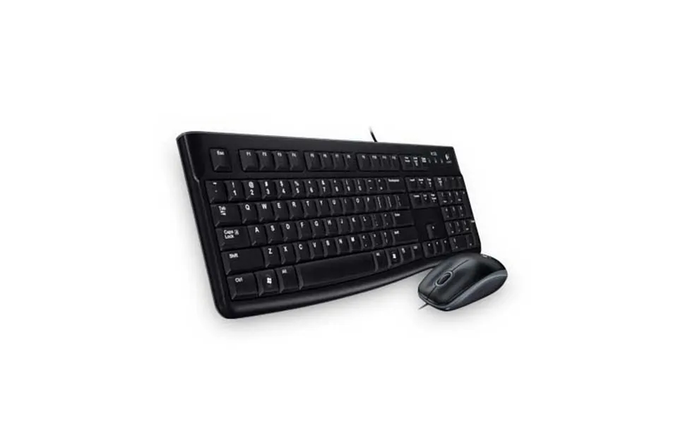 Logitech Mk120 Tangentbord Usb Qwerty Nordiska Språk Svart