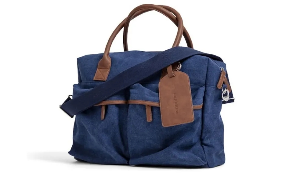 Lord Nelsoncourier-taske I Lærred - Marineblå