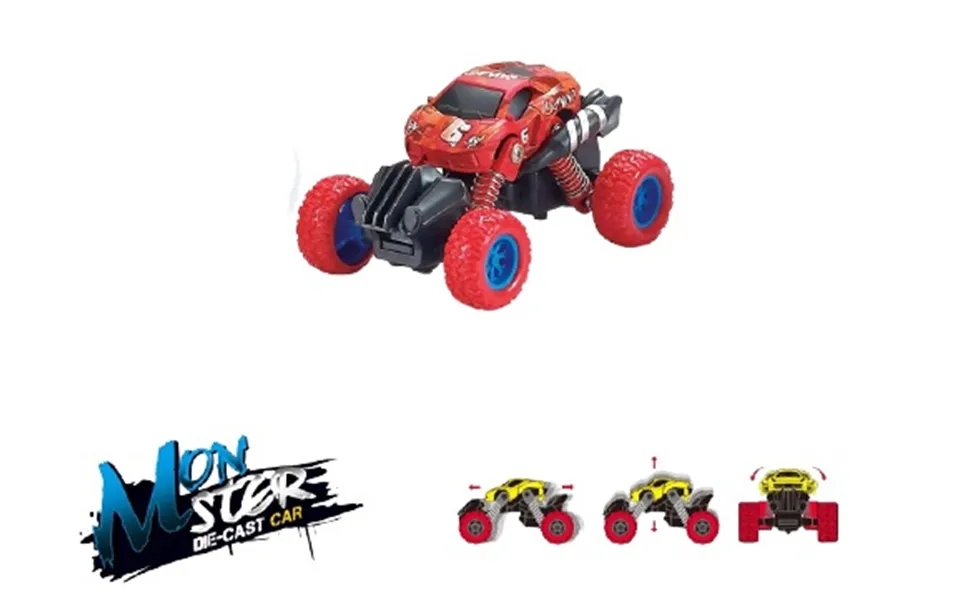 Mini Monstertruck 4x4 1 70 - Rød