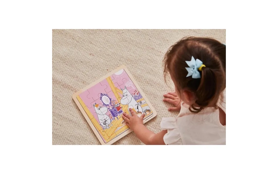 Moomin Puslespil 16 Pcs Wooden Puzzle Construction Fun
