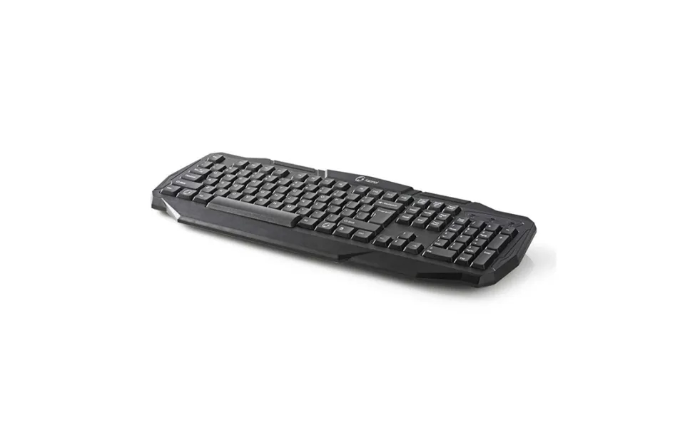 Nedis Wired Gaming Keyboard Usb 2.0 Membrane Nøgler Led Us International Us Layout Usb Drevet Strømkabellængde 1