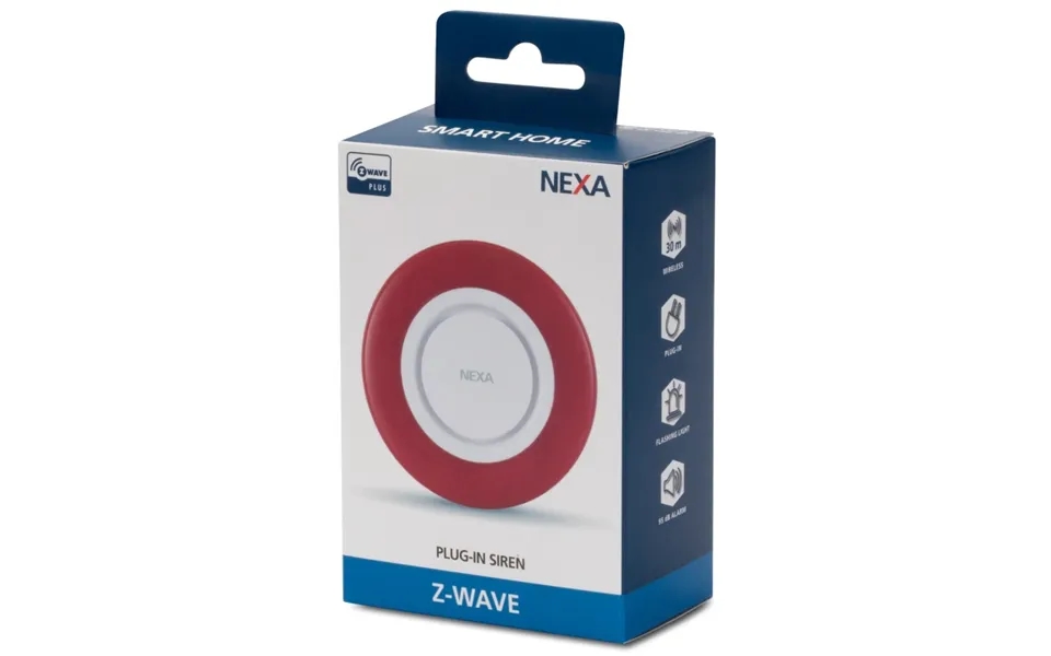 Nexa Zis-104 Z-wave Siren Med Blinkljus