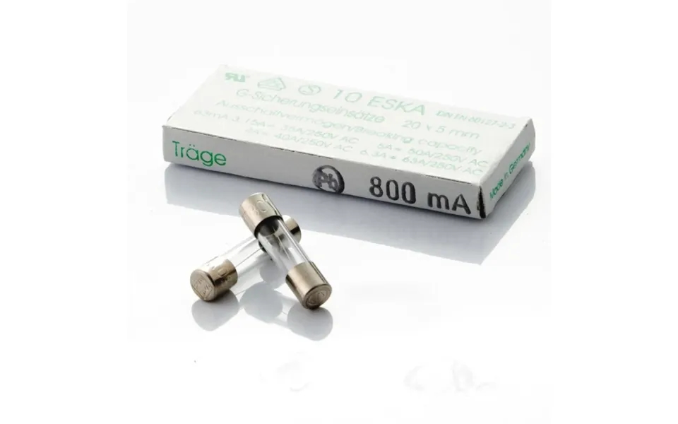 Nordic Quality Glas Säkring - Slow, 0,8a