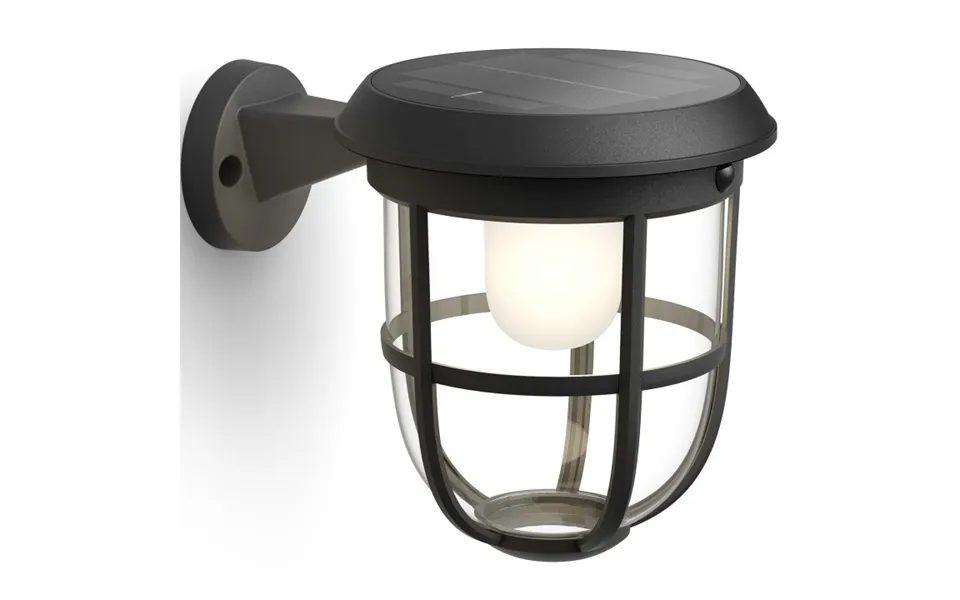 Philips Radii Vägglampa Solcell Ultra Efficient Led 250lm Svart