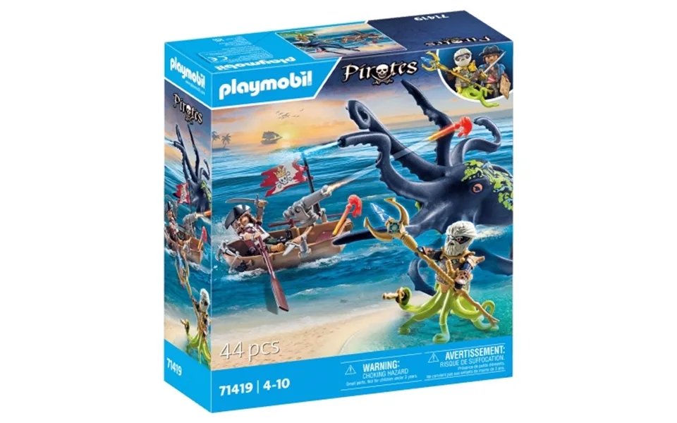 Playmobil Kampen Med Den Gigantiske Blæksprutte 71419
