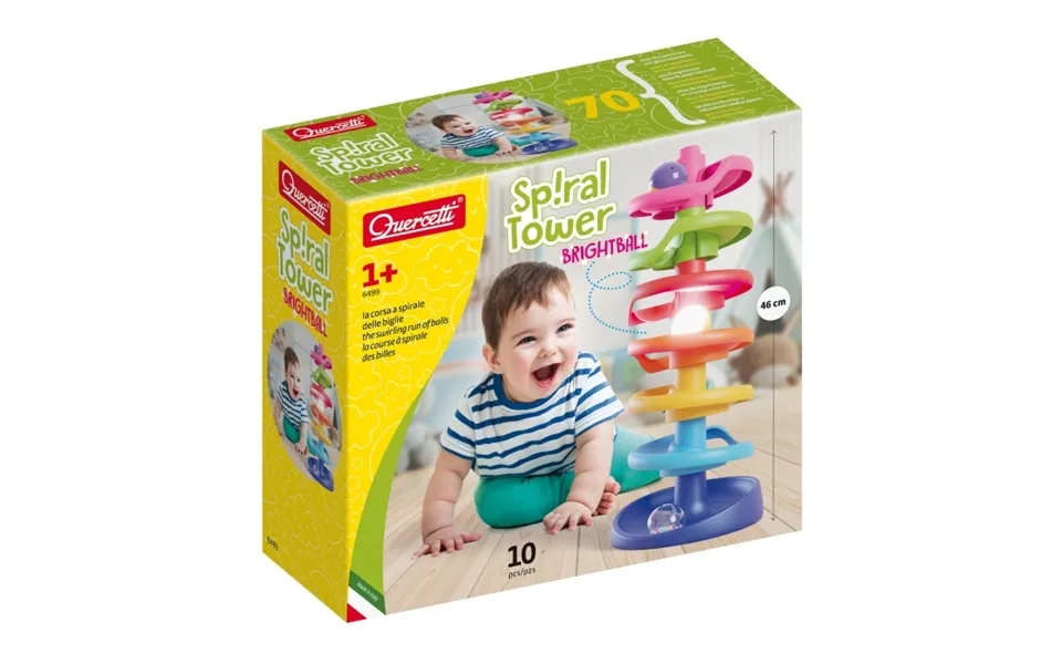 Quercetti Spiralformet Tårn Brightball - Qu-6499