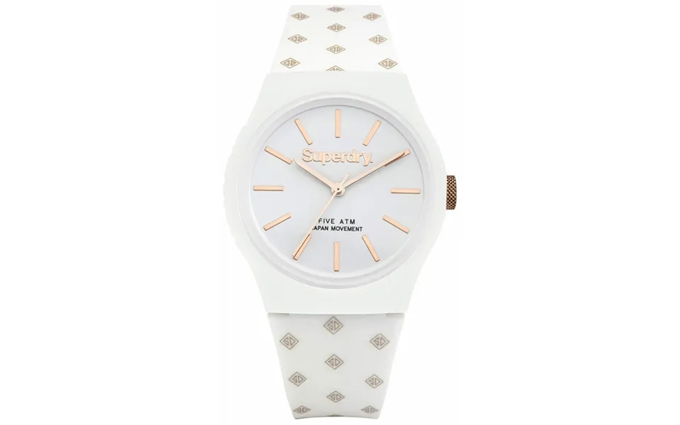 Superdry Sdsyg166wrg - Ur 38 Mm Med 5 Bar Vandtæthed, Hvid Guld