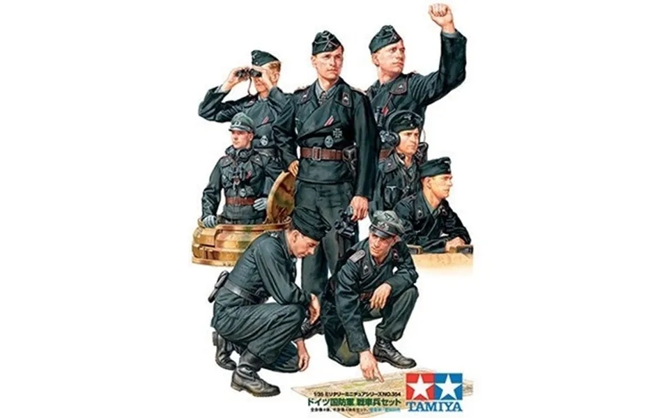 Tamiya 1 35 German Tank Crew Set