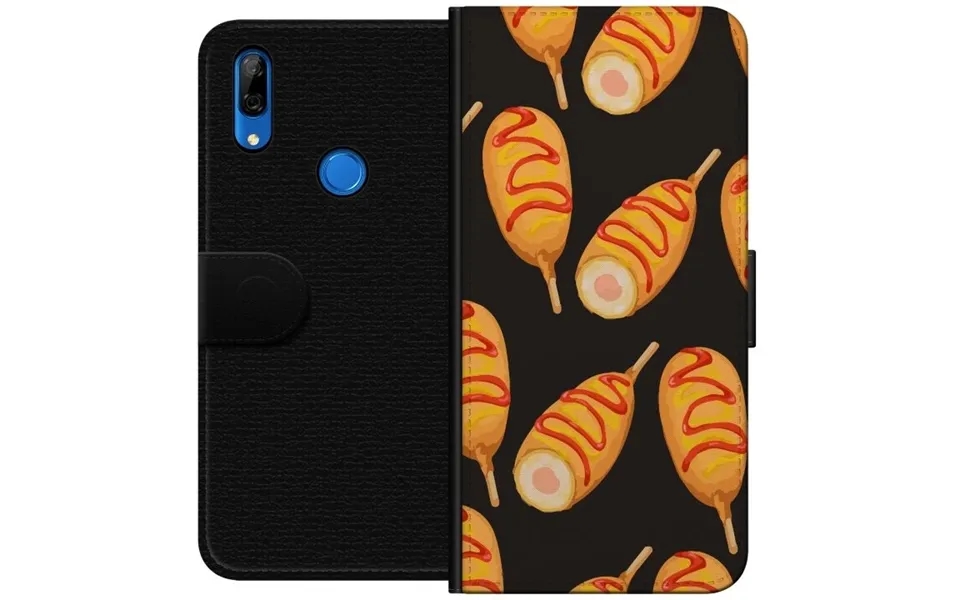 Tegnebogsetui Til Huawei P Smart Z Med Kyllingedrumstick Motiv